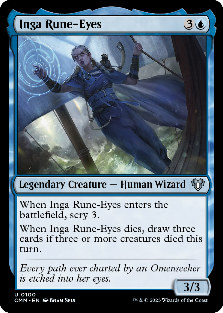 Inga Rune-Eyes (CMM-100) - Commander Masters