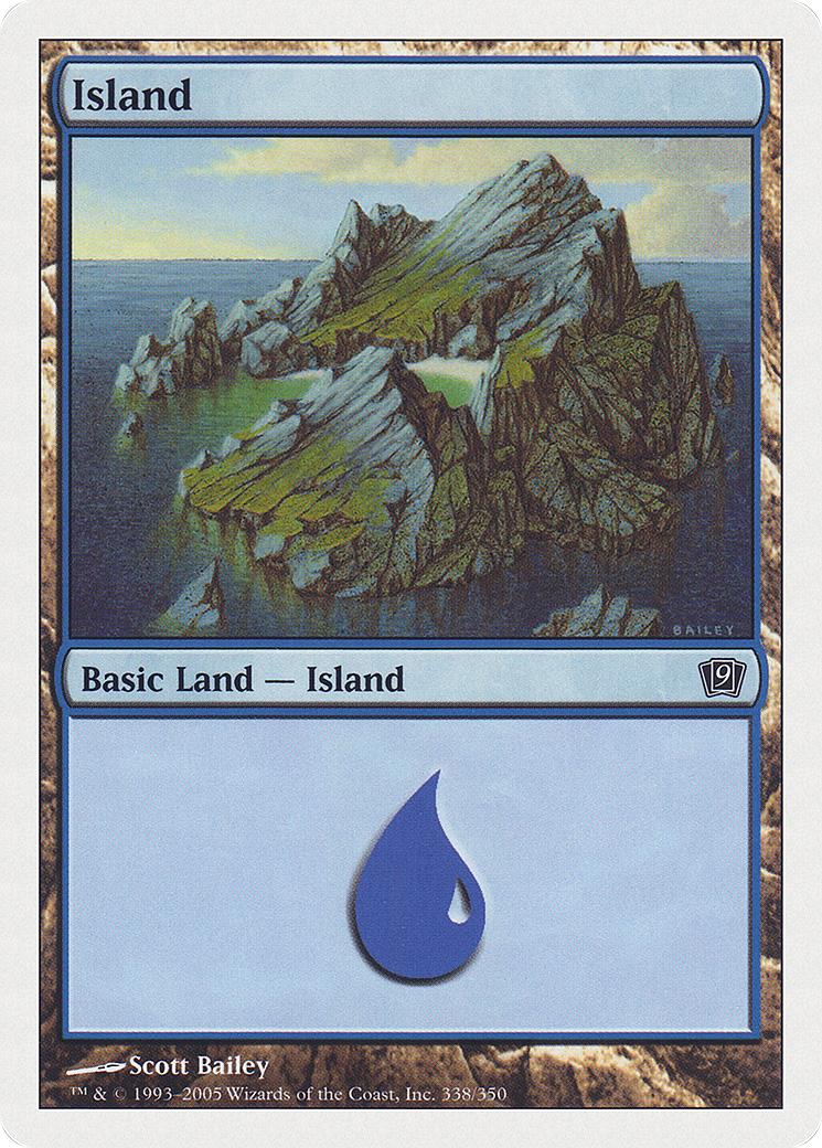 Island (338) (9ED-338) - 9th Edition