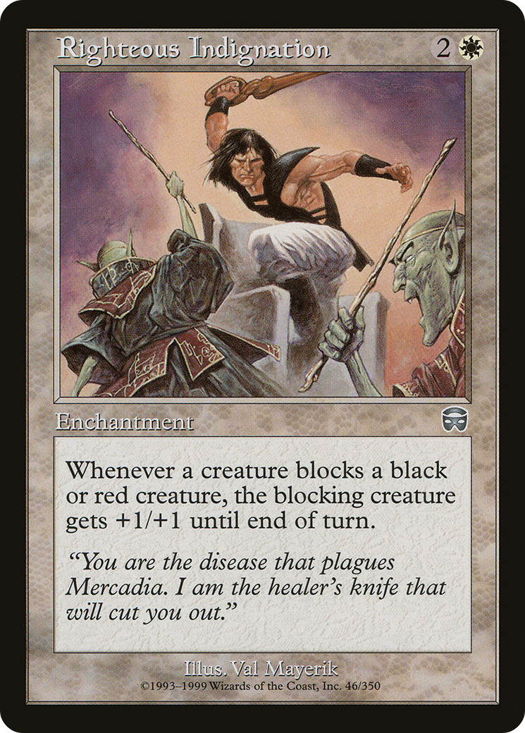 Righteous Indignation (MMQ-046) - Mercadian Masques