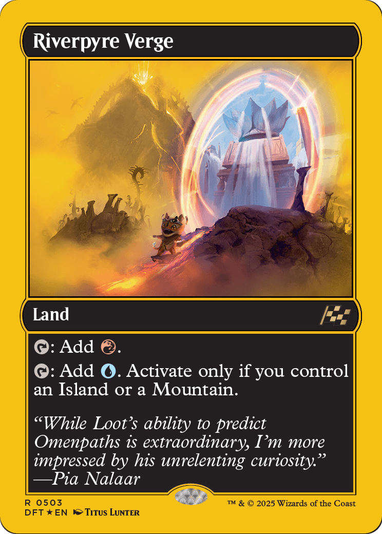 Riverpyre Verge (First-Place Foil) (DFT-503) - Aetherdrift Foil