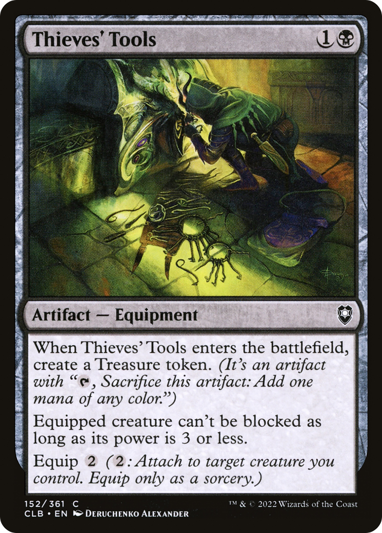 Thieves' Tools (CLB-152) - Commander Legends: Battle for Baldur's Gate Foil