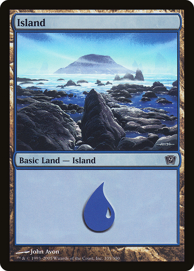 Island (335) (9ED-335) - 9th Edition