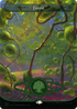 Forest (490) (Borderless) (Galaxy Foil) (UNF-490) - Unfinity Foil