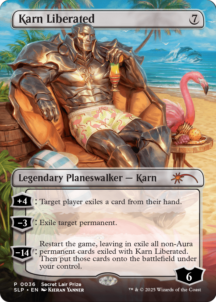 Karn Liberated (SLP-036) - Secret Lair Showdown (Borderless)