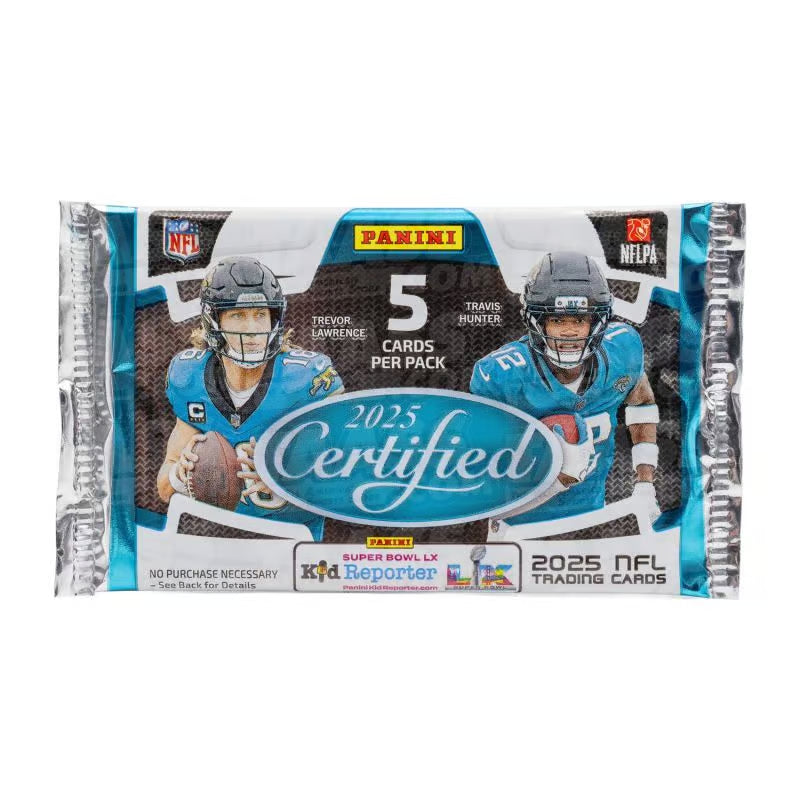 2025 Panini Certified Football Hobby Pack
