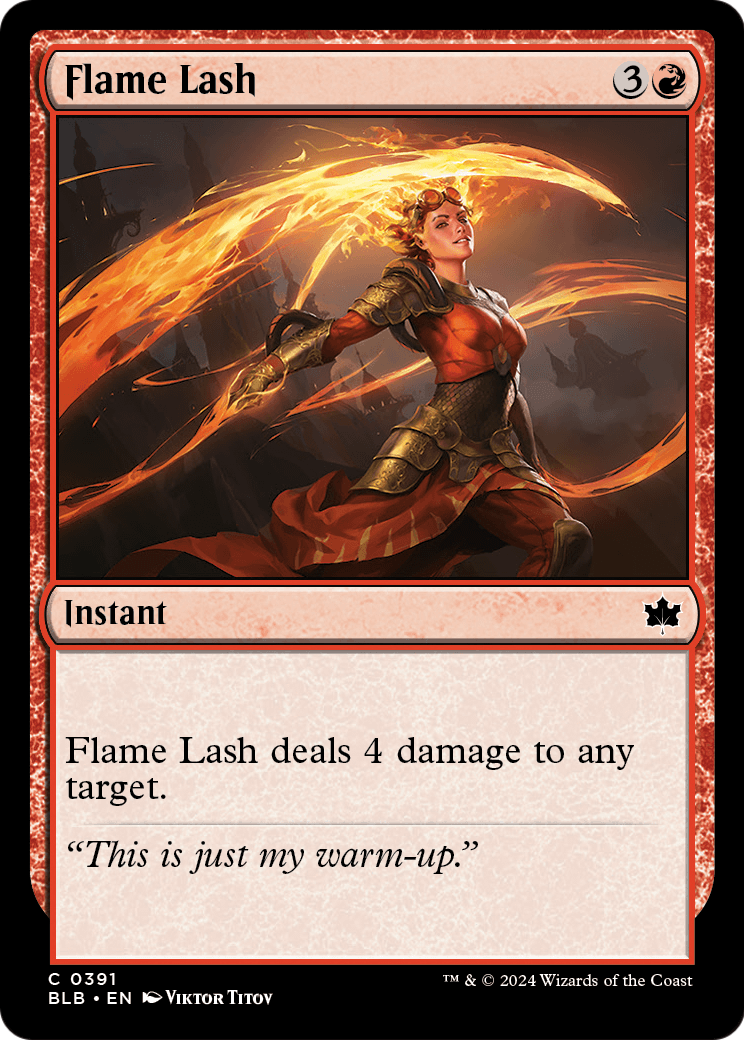 Flame Lash (BLB-391) - Bloomburrow