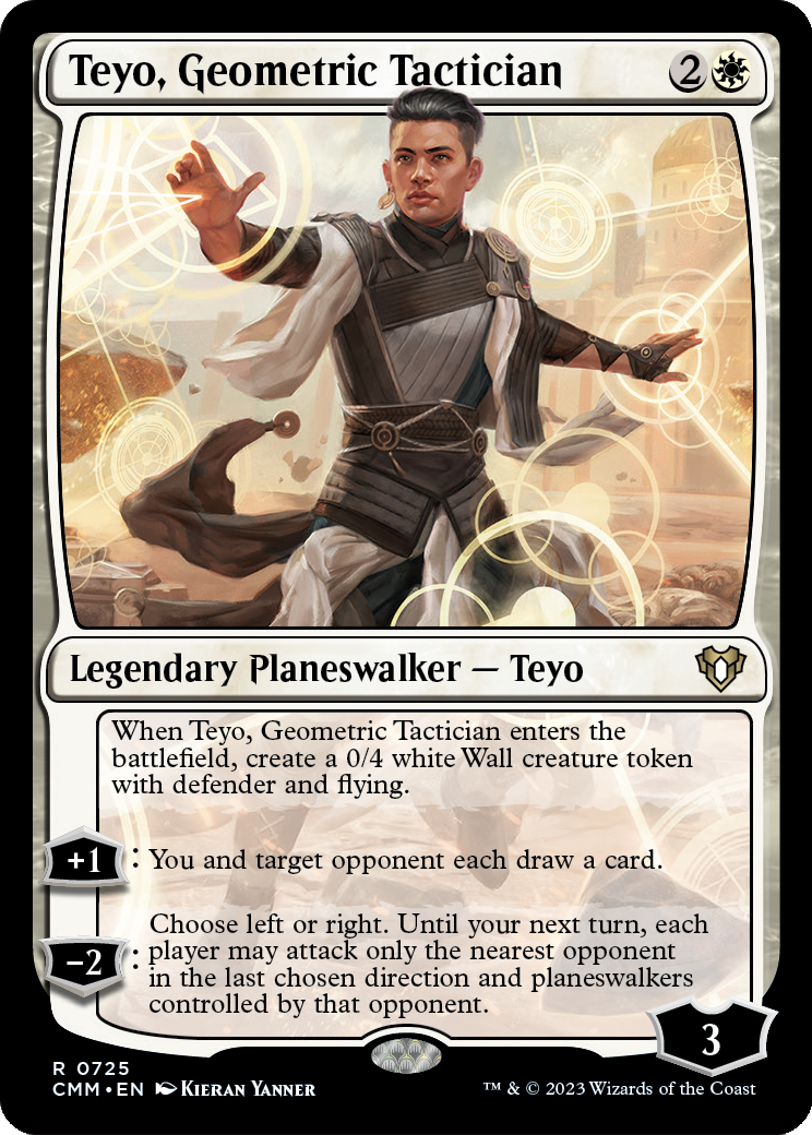 Teyo, Geometric Tactician (CMM-725) - Commander Masters