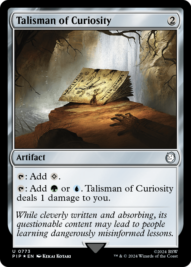 Talisman of Curiosity (Surge Foil) (PIP-773) - Fallout Foil