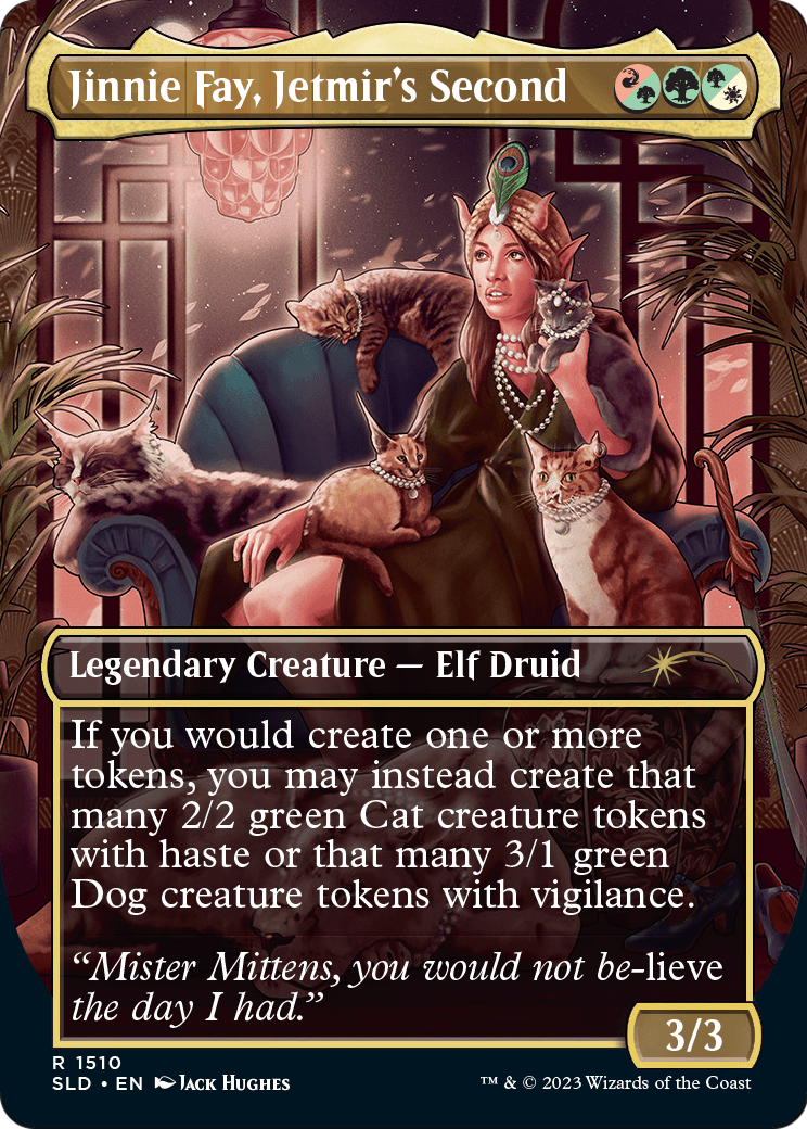 Jinnie Fay, Jetmir's Second (SLD-1510) - Secret Lair Drop (Borderless) Foil