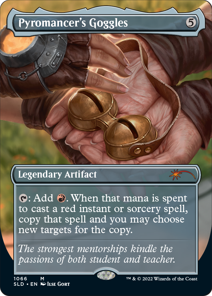Pyromancer's Goggles (SLD-1066) - Secret Lair Drop (Borderless) Foil