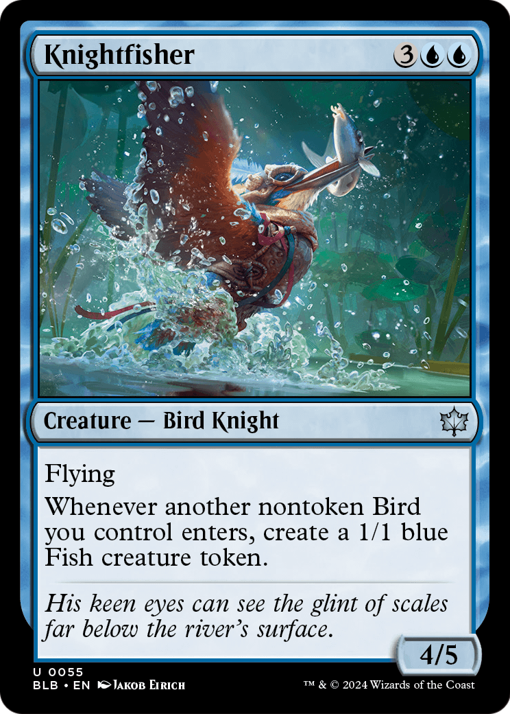 Knightfisher (BLB-055) - Bloomburrow