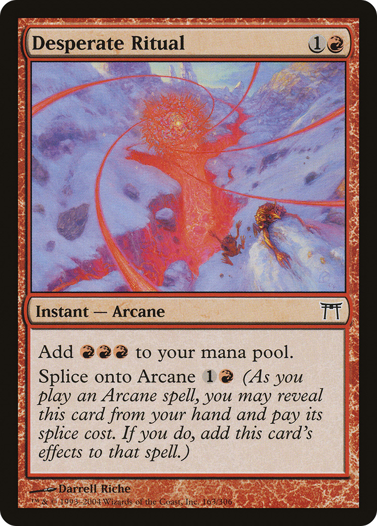Desperate Ritual (CHK-163) - Champions of Kamigawa Foil