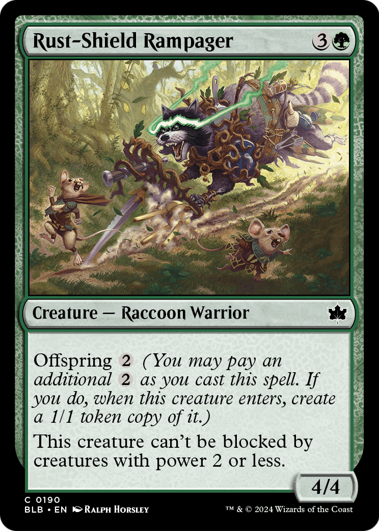 Rust-Shield Rampager (BLB-190) - Bloomburrow