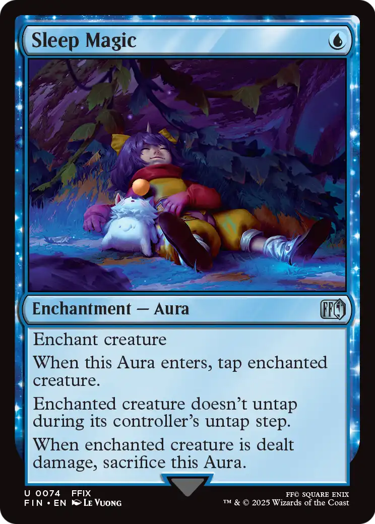 Sleep Magic (FIN-074) - FINAL FANTASY: (enchantment) Foil