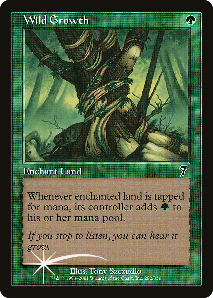 Wild Growth (7ED-282) - 7th Edition Foil