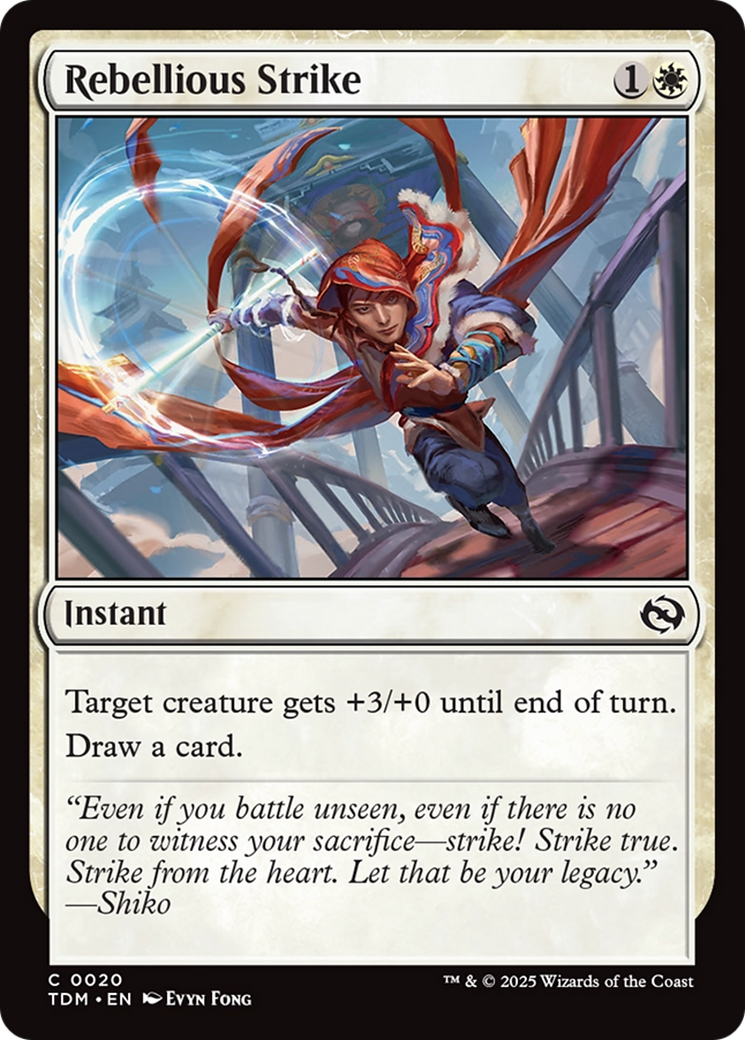 Rebellious Strike (TDM-020) - Tarkir: Dragonstorm