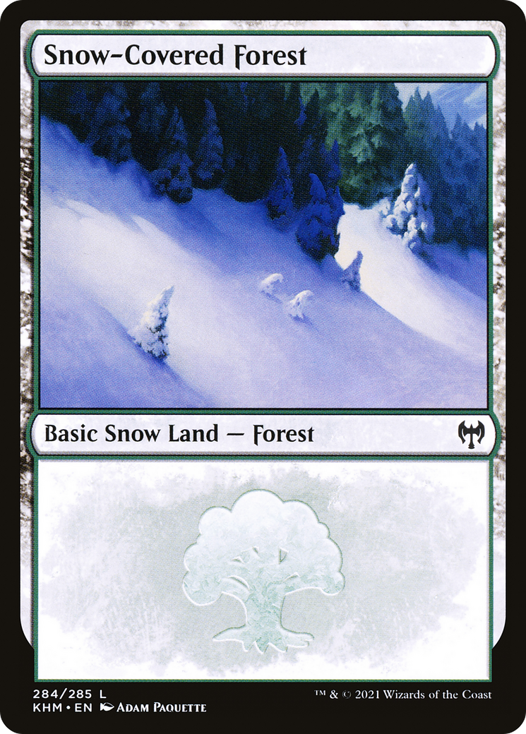 Snow-Covered Forest (284) (KHM-284) - Kaldheim: (snow) Foil