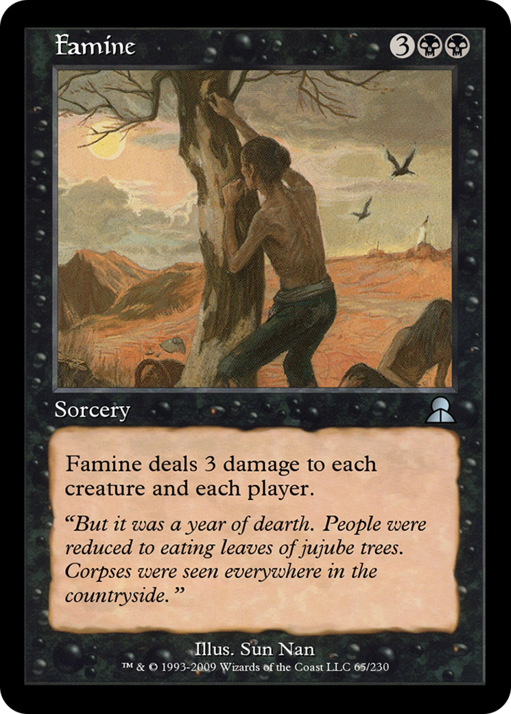 Famine (ME3-065) - Masters Edition III Foil
