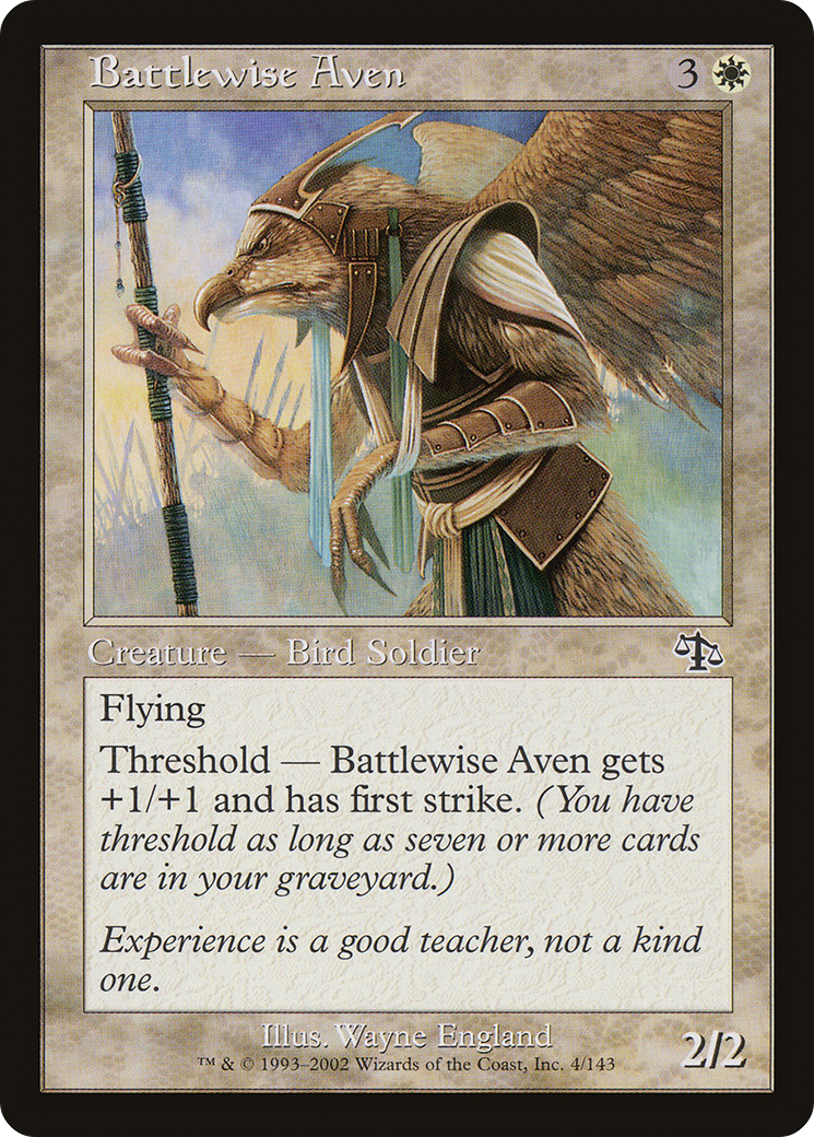 Battlewise Aven (JUD-004) - Judgment Foil