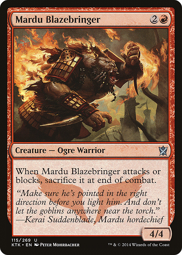 Mardu Blazebringer (KTK-115) - Khans of Tarkir Foil