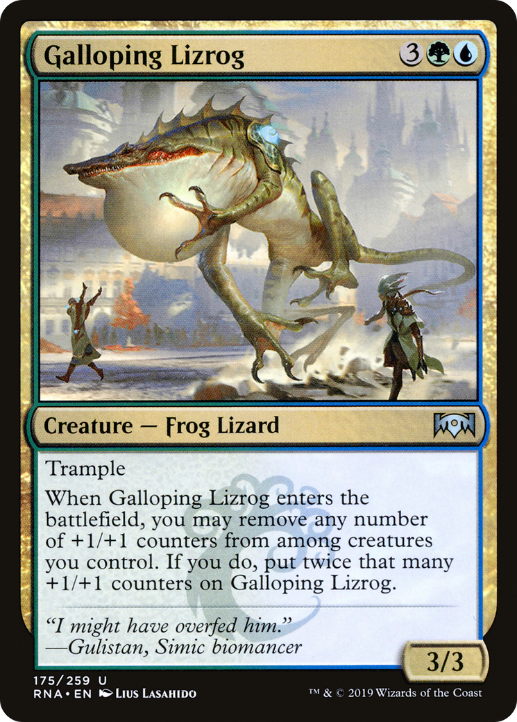 Galloping Lizrog (RNA-175) - Ravnica Allegiance