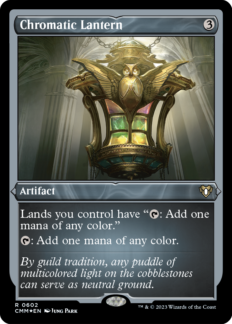 Chromatic Lantern (Foil Etched) (CMM-602) - Commander Masters Foil