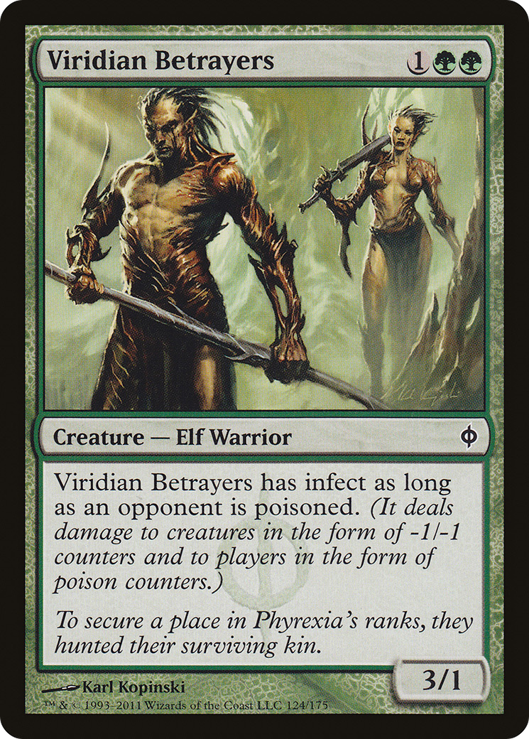 Viridian Betrayers (NPH-124) - New Phyrexia Foil