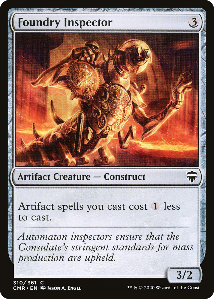 Foundry Inspector (CMR-310) - Commander Legends Foil