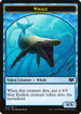 Whale // Zombie (Blue) Double-sided Token (C14-10 // 11) - Commander 2014 Tokens