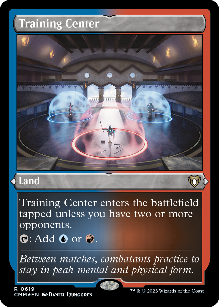 Training Center (Foil Etched) (CMM-619) - Commander Masters Foil