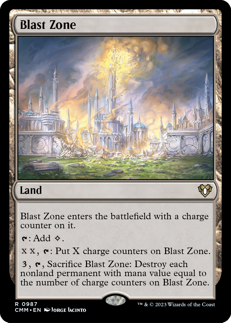 Blast Zone (CMM-987) - Commander Masters