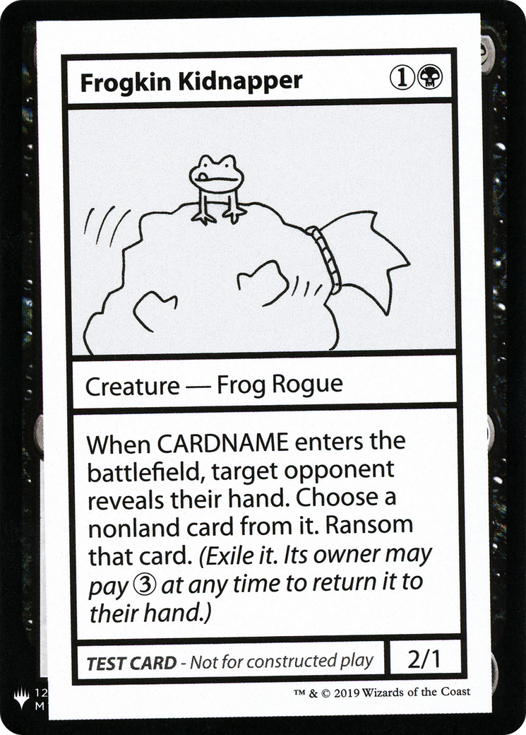 Frogkin Kidnapper (CMB1-) - Mystery Booster Playtest Cards 2019