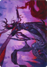 Drana, the Last Bloodchief // Drana, the Last Bloodchief (AZNR-054) - Zendikar Rising Art Series (Borderless)