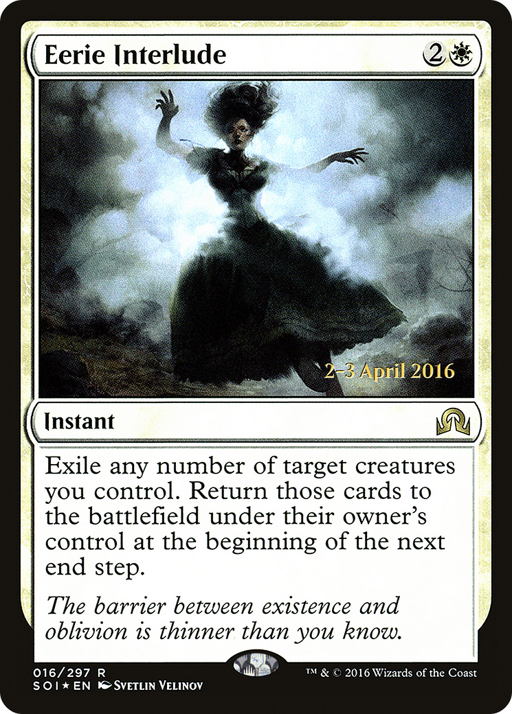 Eerie Interlude (PRE-016) - Shadows over Innistrad Promos Foil