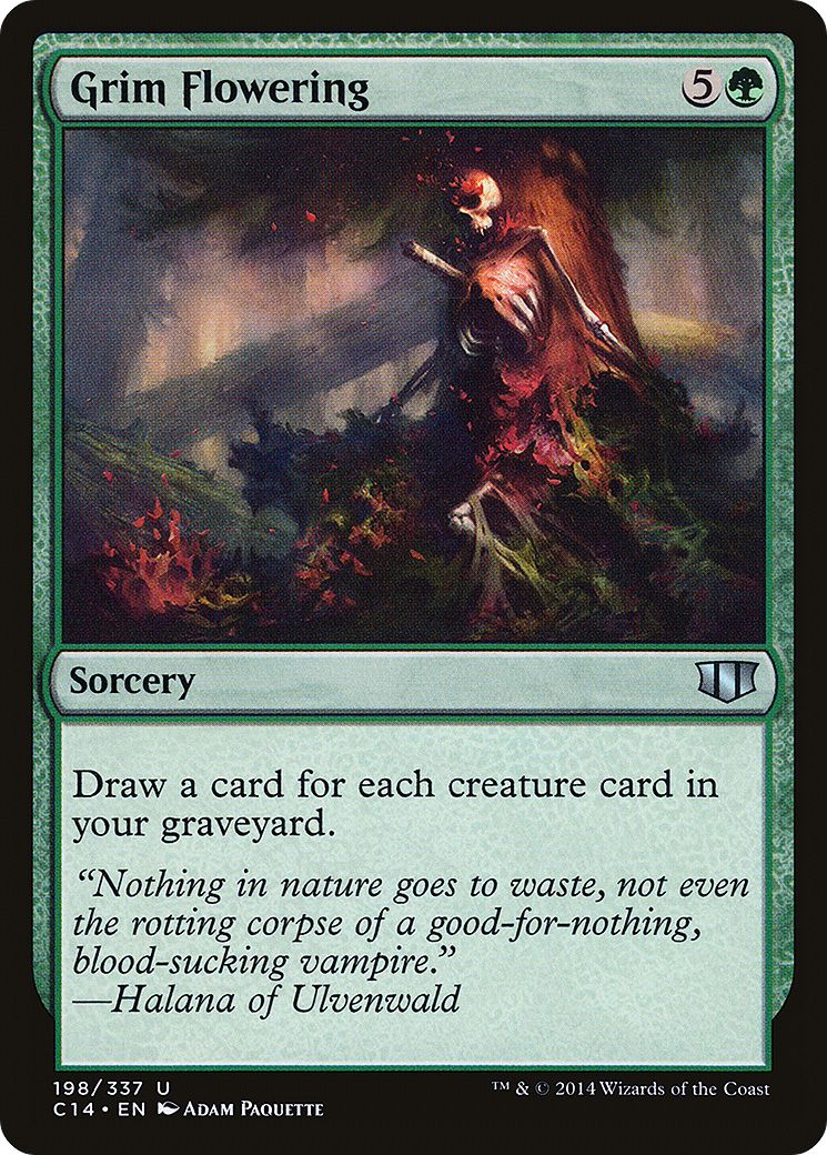 Grim Flowering (C14-198) - Commander 2014