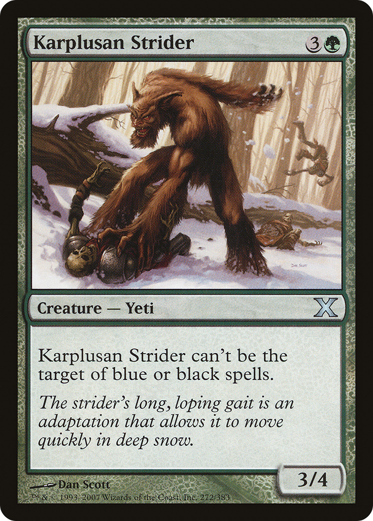Karplusan Strider (10E-272) - Tenth Edition Foil