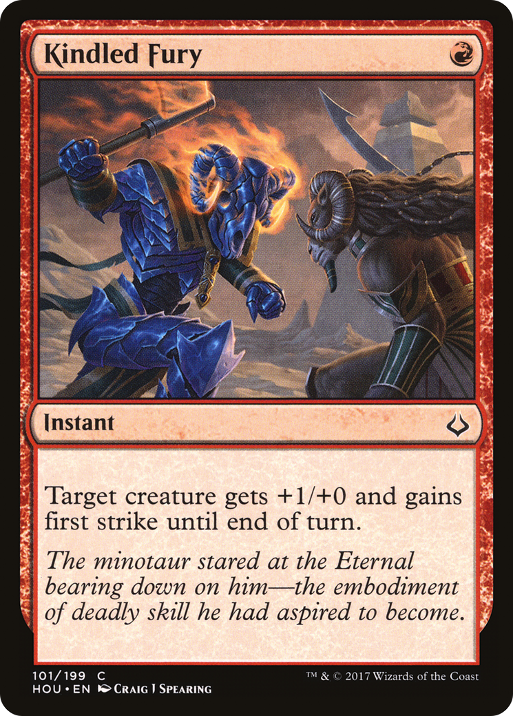 Kindled Fury (HOU-101) - Hour of Devastation Foil