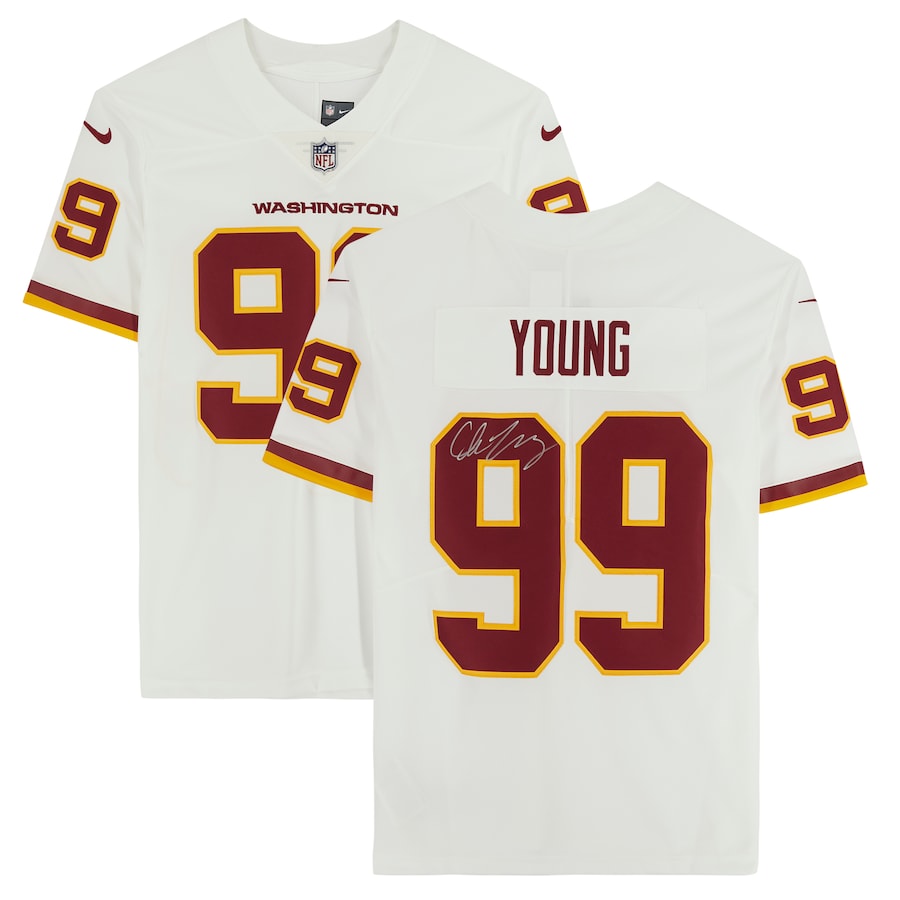 Chase Young Autographed Fanatics NFL Jersey (Washington Commanders - White) | Eastridge Sports Cards