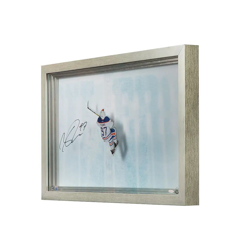Connor McDavid Autographed "Great from Above" Acrylic Display (Upper Deck Authenticated)