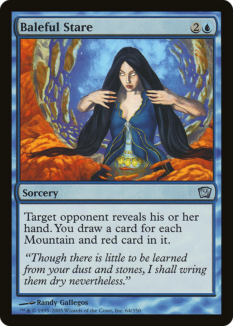 Baleful Stare (9ED-064) - 9th Edition
