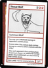 Throat Wolf (CMB1-) - Mystery Booster Playtest Cards 2019