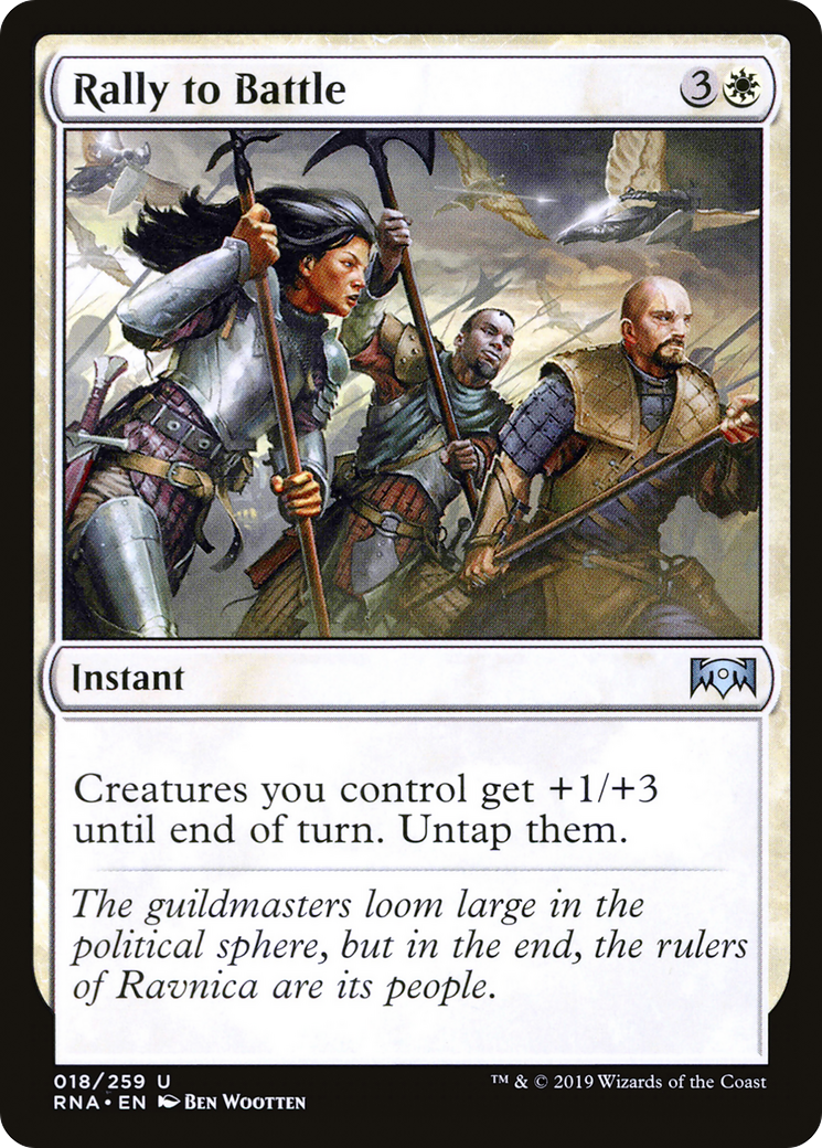 Rally to Battle (RNA-018) - Ravnica Allegiance