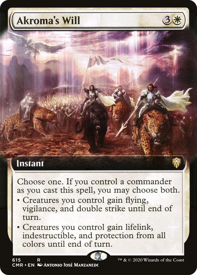 Akroma's Will (Extended Art) (CMR-615) - Commander Legends: (Extended Art)