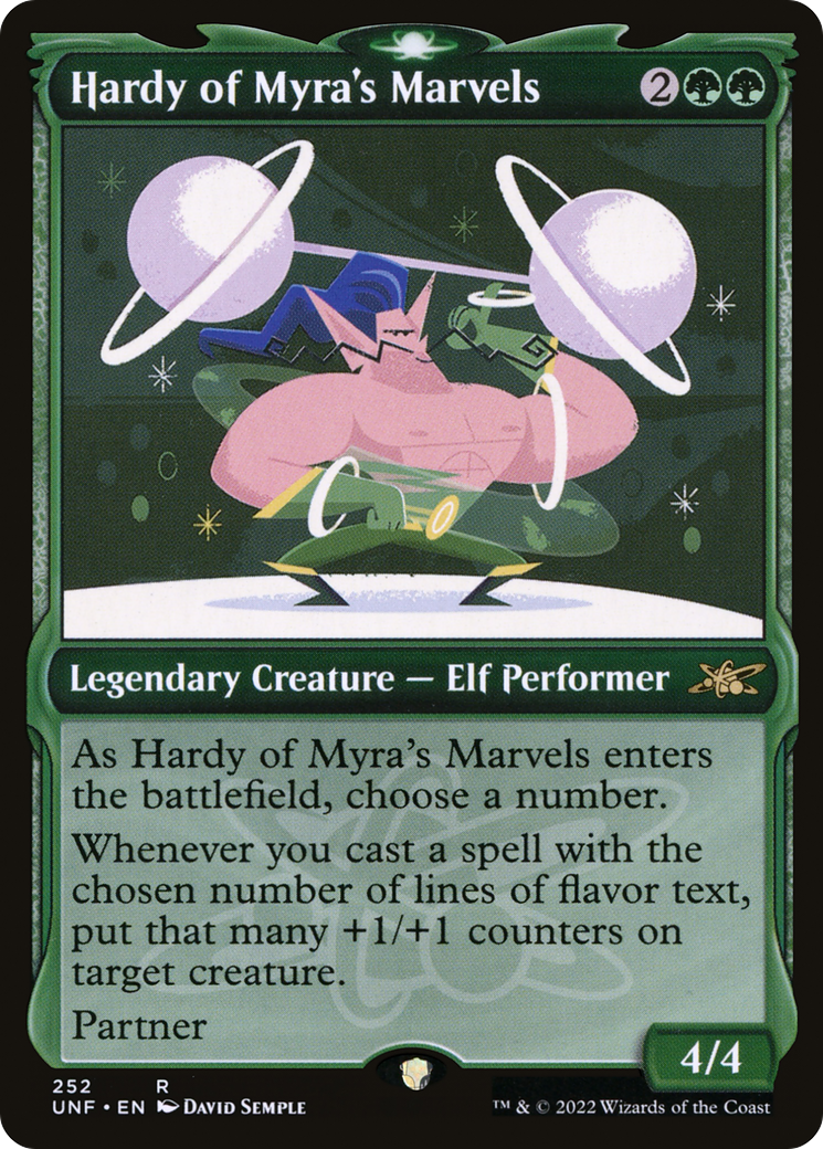 Hardy of Myra's Marvels (Showcase) (UNF-252) - Unfinity: (Showcase)