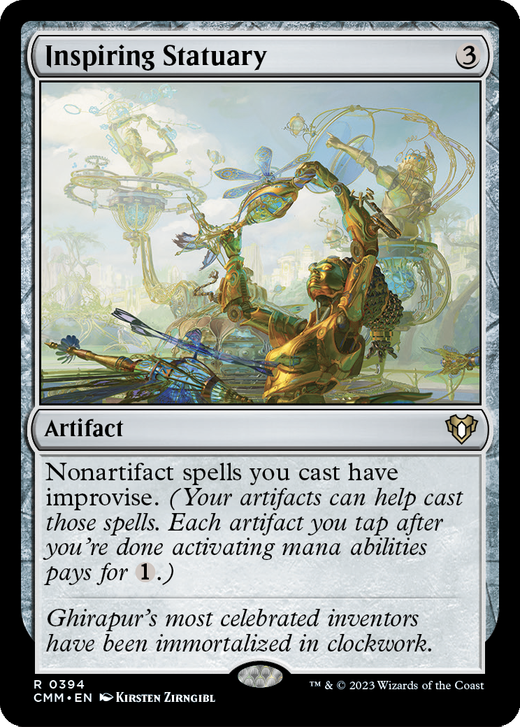 Inspiring Statuary (CMM-394) - Commander Masters Foil
