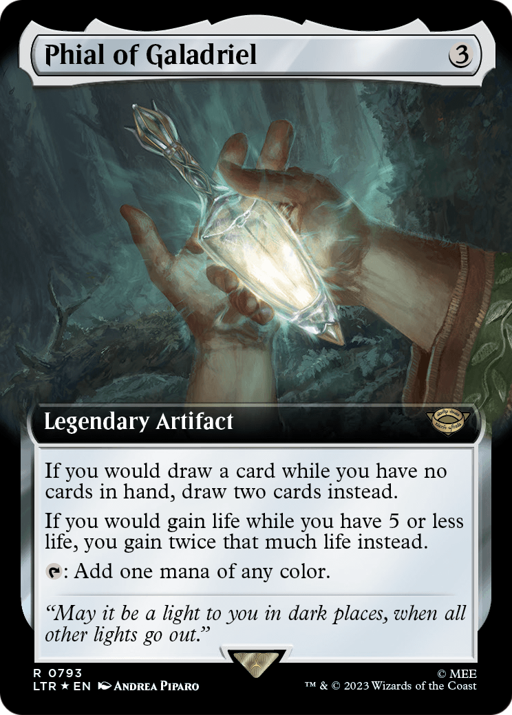 Phial of Galadriel (Extended Art) (Surge Foil) (LTR-793) - The Lord of the Rings: Tales of Middle-earth: (Extended Art) Foil