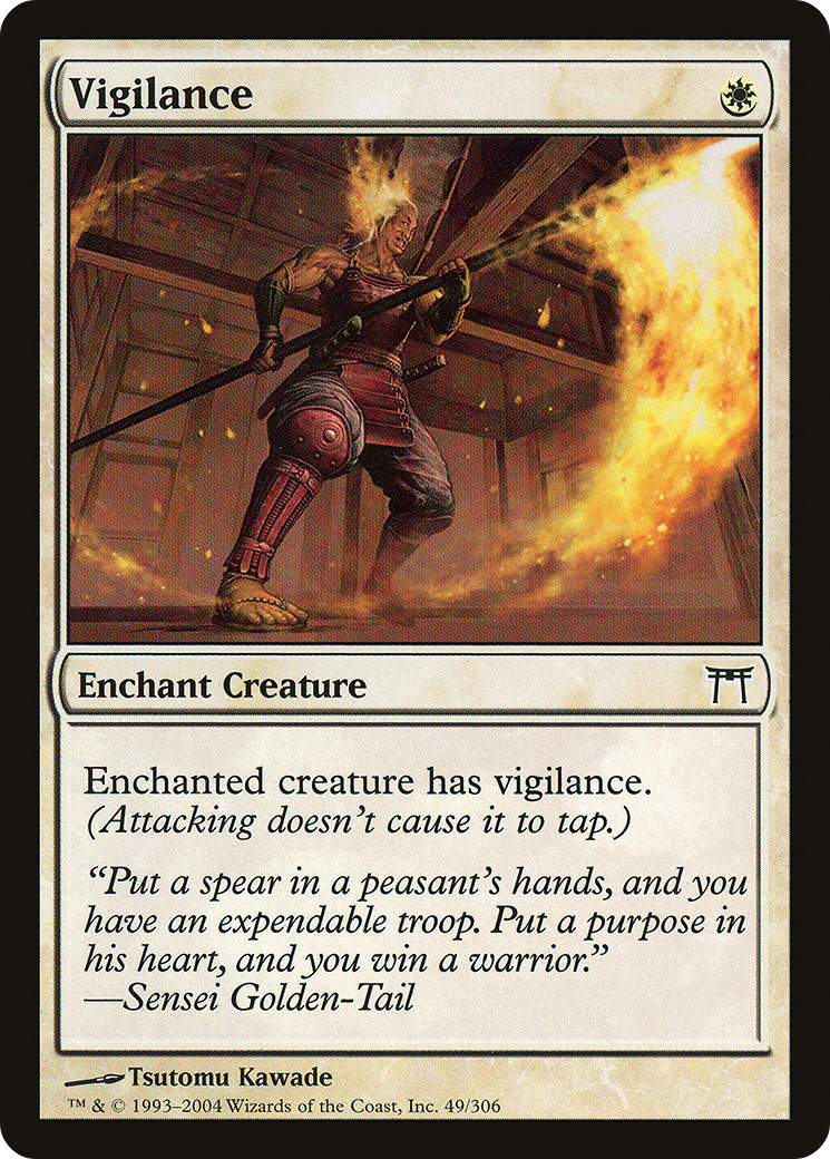 Vigilance (CHK-049) - Champions of Kamigawa Foil