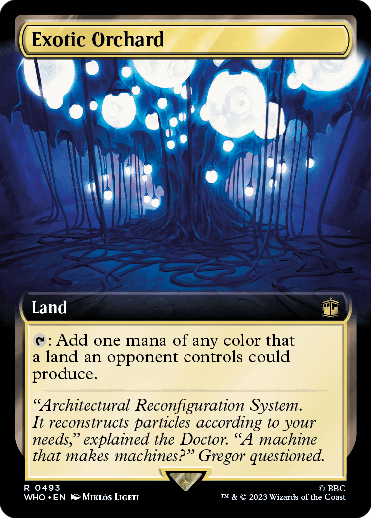 Exotic Orchard (Extended Art) (WHO-493) - Doctor Who: (Extended Art)