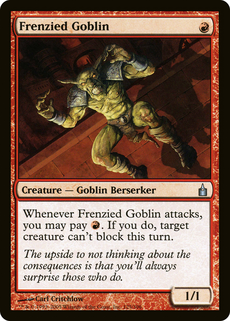 Frenzied Goblin (RAV-125) - Ravnica: City of Guilds
