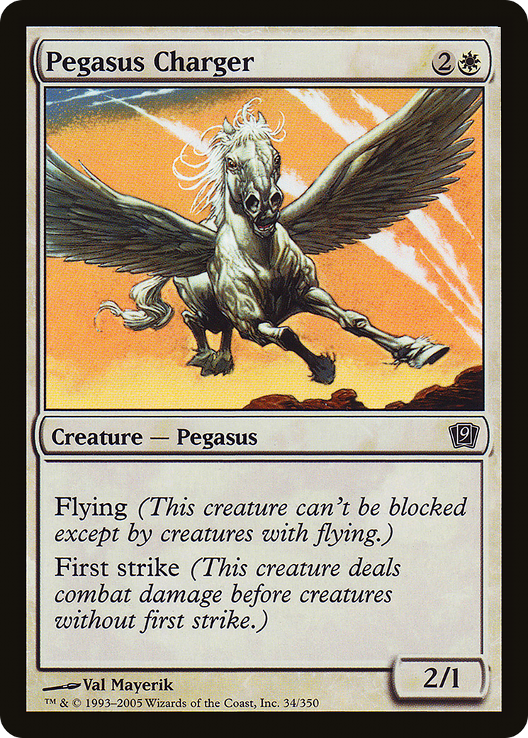 Pegasus Charger (9ED-034) - 9th Edition